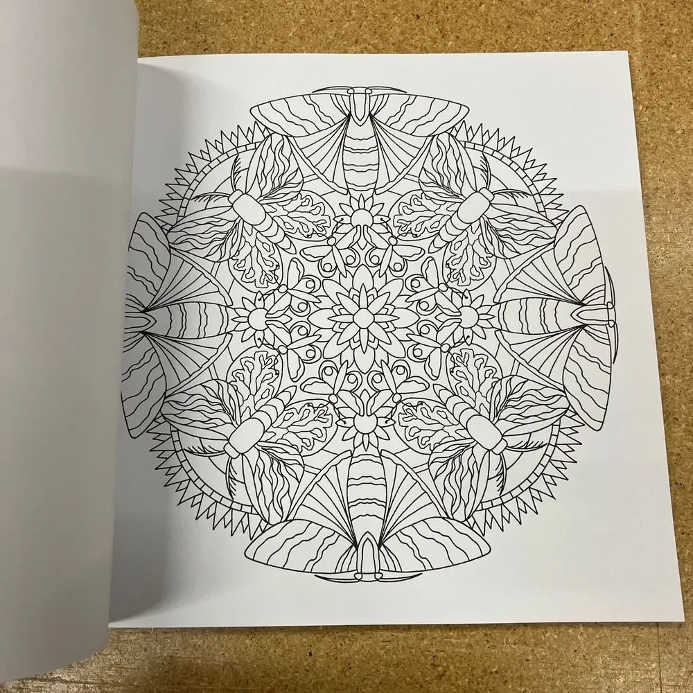 The Nature Mandala Coloring Book Featuring Cynthia Emerlye 44 Designs